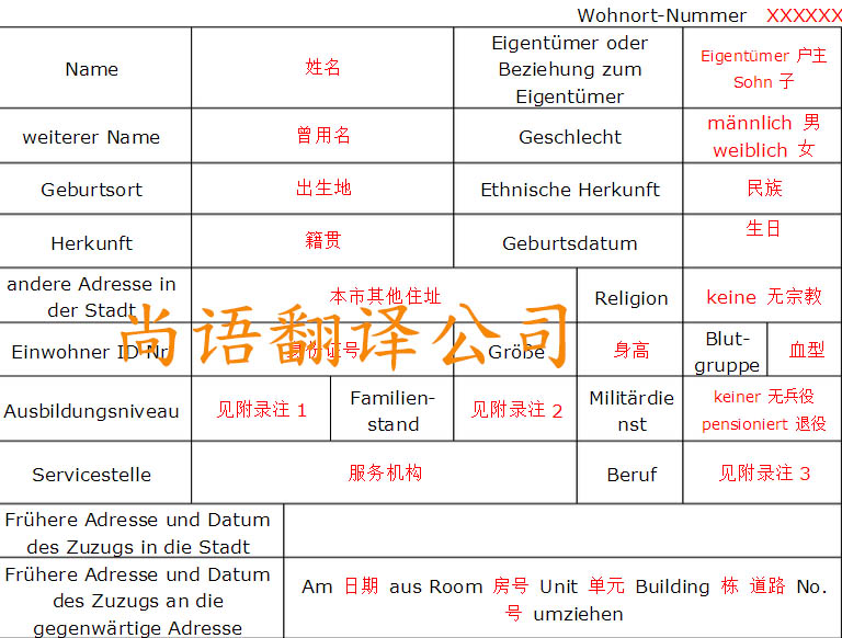 戶口本翻譯公司收費標準是什么？