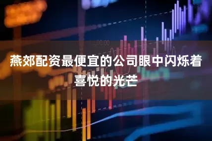 燕郊配资最便宜的公司眼中闪烁着喜悦的光芒