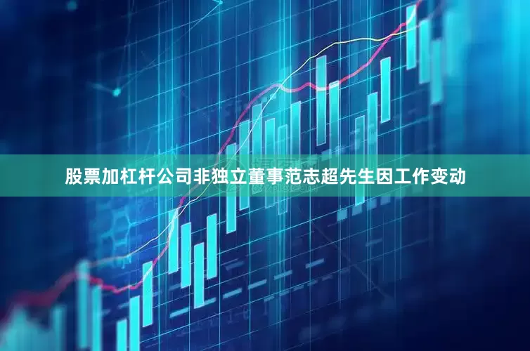 股票加杠杆公司非独立董事范志超先生因工作变动